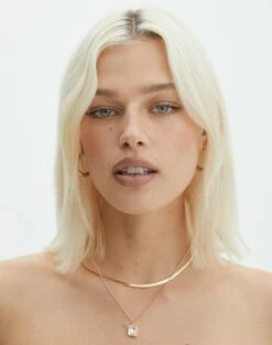 Print Knit V Neck Jumper -Glassons Store gigi gem stone necklace gold front je108953nl 5