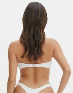 Bandeau Gold Detailed Swim Top -Glassons Store harvey hardwear bandaue white back ga128328rpln