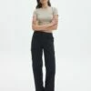 Mid Rise Cotton Cargo Pant