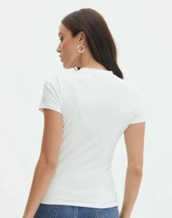 Supersoft Long Line Tee 38 Supersoft Long Line Tee -Glassons Store kimmy t shirt milk back ts55072pln