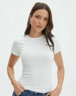 Oversized Faux Leather Double Pocket Shacket -Glassons Store kimmy t shirt milk front ts55072pln 4