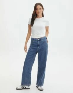 Supersoft Long Line Tee 37 Supersoft Long Line Tee -Glassons Store kimmy t shirt milk full ts55072pln