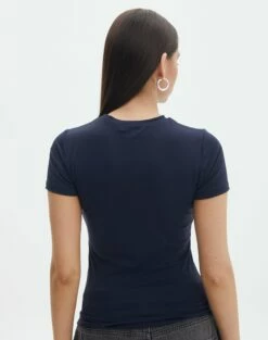 Supersoft Long Line Tee 28 Supersoft Long Line Tee -Glassons Store kimmy t shirt navy blazer back ts55072pln