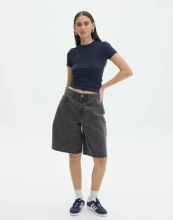 Supersoft Long Line Tee 27 Supersoft Long Line Tee -Glassons Store kimmy t shirt navy blazer full ts55072pln