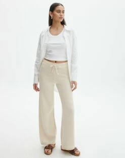 Long Sleeve Collared Knit -Glassons Store lesta loose knit pant shell phone front pw118853knt