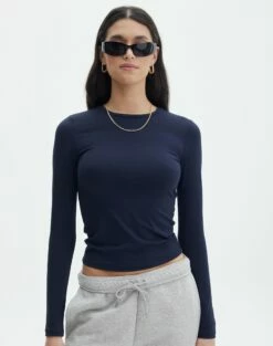 Drawstring Satin Maxi Skirt -Glassons Store limmy slinky longsleeve navy blazer front tl55301pch