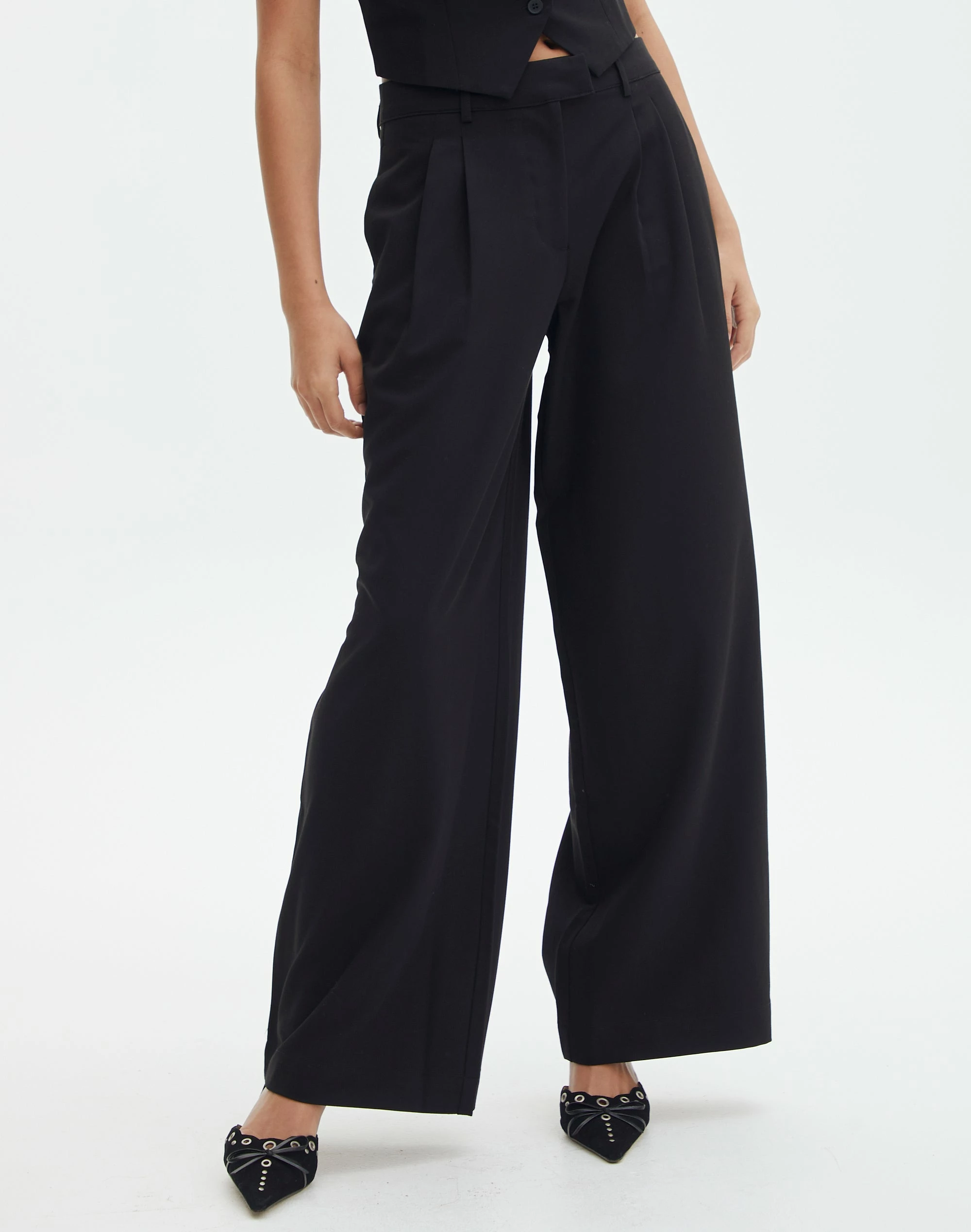 Mid Rise Wide Leg Pant 4 Mid Rise Wide Leg Pant - Image 2
