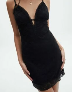 Lace Mini Dress 25 Lace Mini Dress -Glassons Store luna lace black imageback ds119885lac