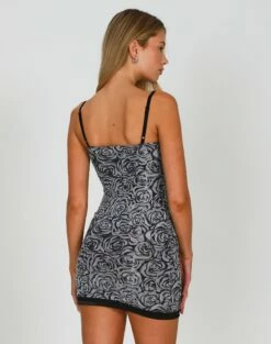 Floral Mesh Cupped Mini Dress -Glassons Store maeve mesh mini dress mono roses back ds92784mr