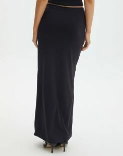 Supersoft Slim-Fit Maxi Skirt -Glassons Store meg supersoft maxi skirt black back sl51179pln