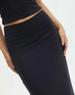 Supersoft Slim-Fit Maxi Skirt -Glassons Store meg supersoft maxi skirt black imageback sl51179pln