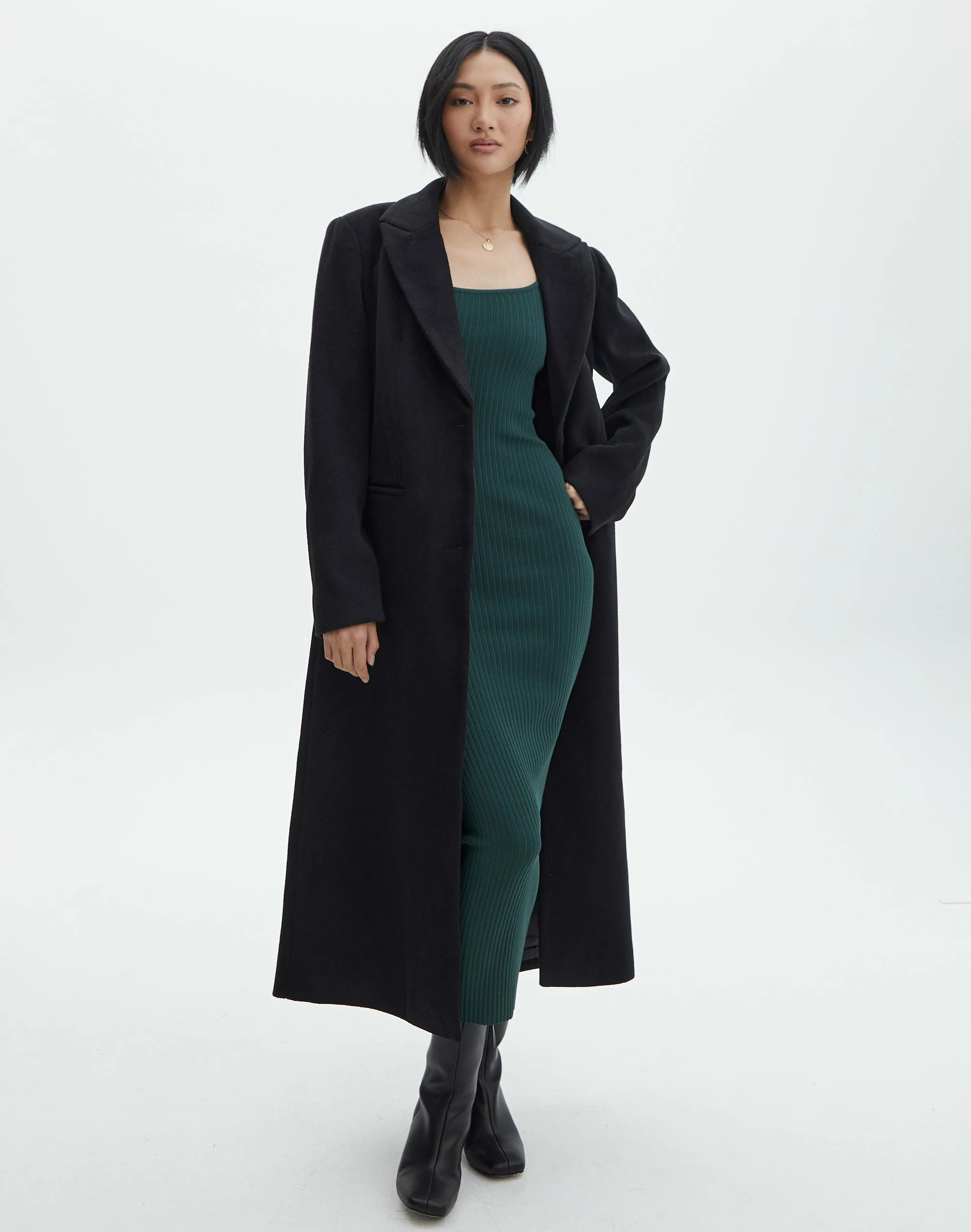 Knit Square Neck Maxi Dress 4 Knit Square Neck Maxi Dress - Image 2