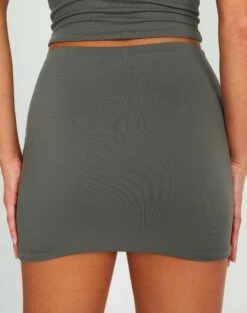 Supersoft Mini Skirt 35 Supersoft Mini Skirt -Glassons Store minka supersoft mini skirt cypress back ss54706pln