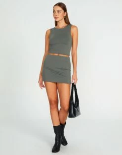 Low Rise Maxi Slip Skirt 35 Low Rise Maxi Slip Skirt -Glassons Store minka supersoft mini skirt cypress front ss54706pln 3