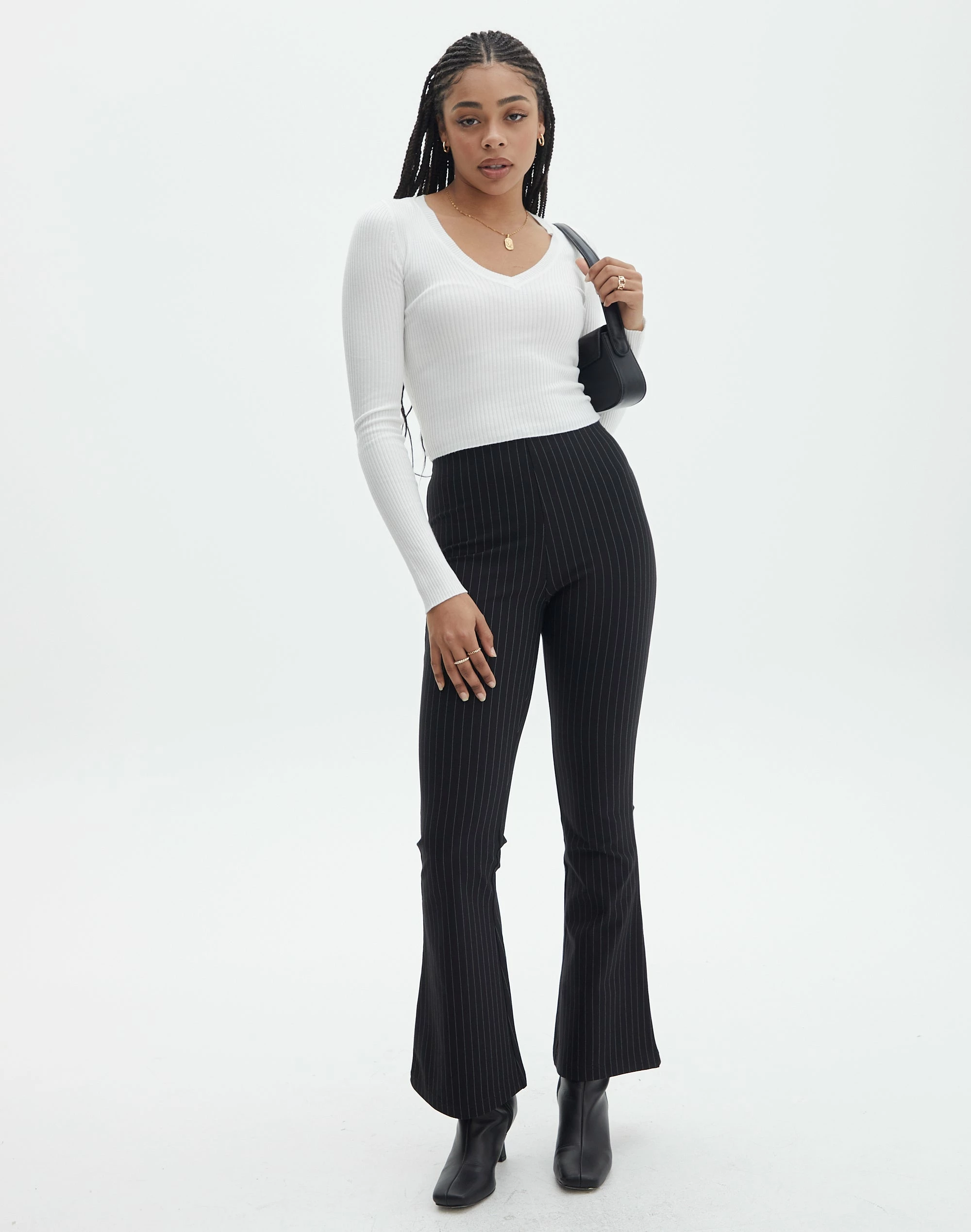 Wide Leg Pinstipe Tailored Pant 17 Wide Leg Pinstipe Tailored Pant - Image 15
