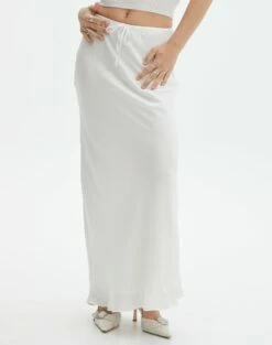 Front Page -Glassons Store molly satin maxi skirt white full sl137027satl