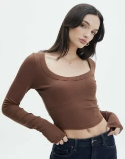 Mid Rise Split Flare Ponte Pant -Glassons Store mylie wide rib scoop deep umber front tl111290vis