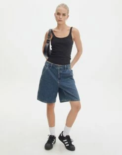 Keyhole Long Sleeve Wrap Top -Glassons Store nate longline denim short coyote blue front sw127903rdnm