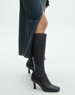 Knit Cut Out Maxi Dress 31 Knit Cut Out Maxi Dress -Glassons Store normani knee high boot black front sh68107pu 16