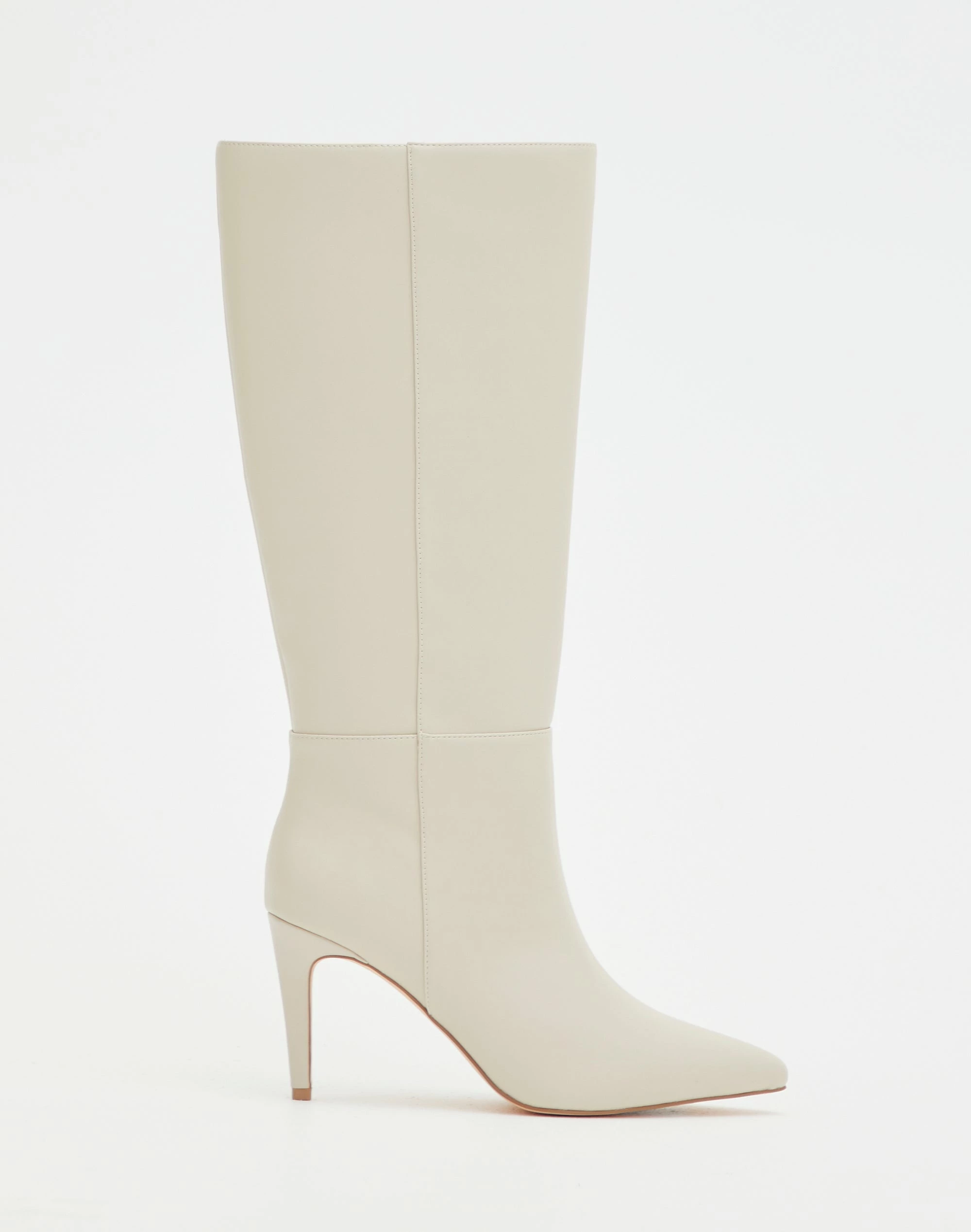 Faux Leather Strapless Panelled Mini Dress 10 Faux Leather Strapless Panelled Mini Dress - Image 8