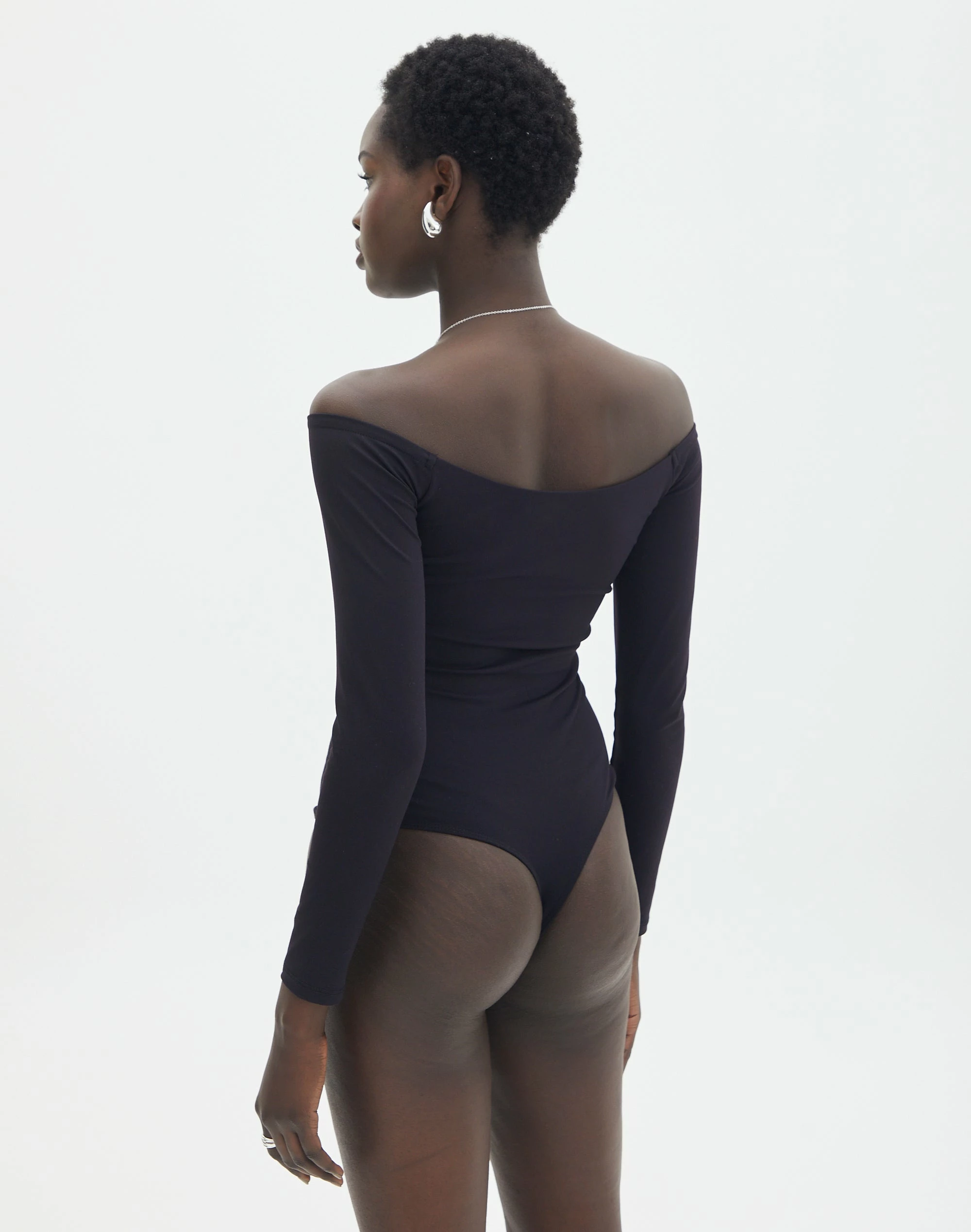 Supersoft Off The Shoulder Longsleeve Bodysuit 6 Supersoft Off The Shoulder Longsleeve Bodysuit - Image 4