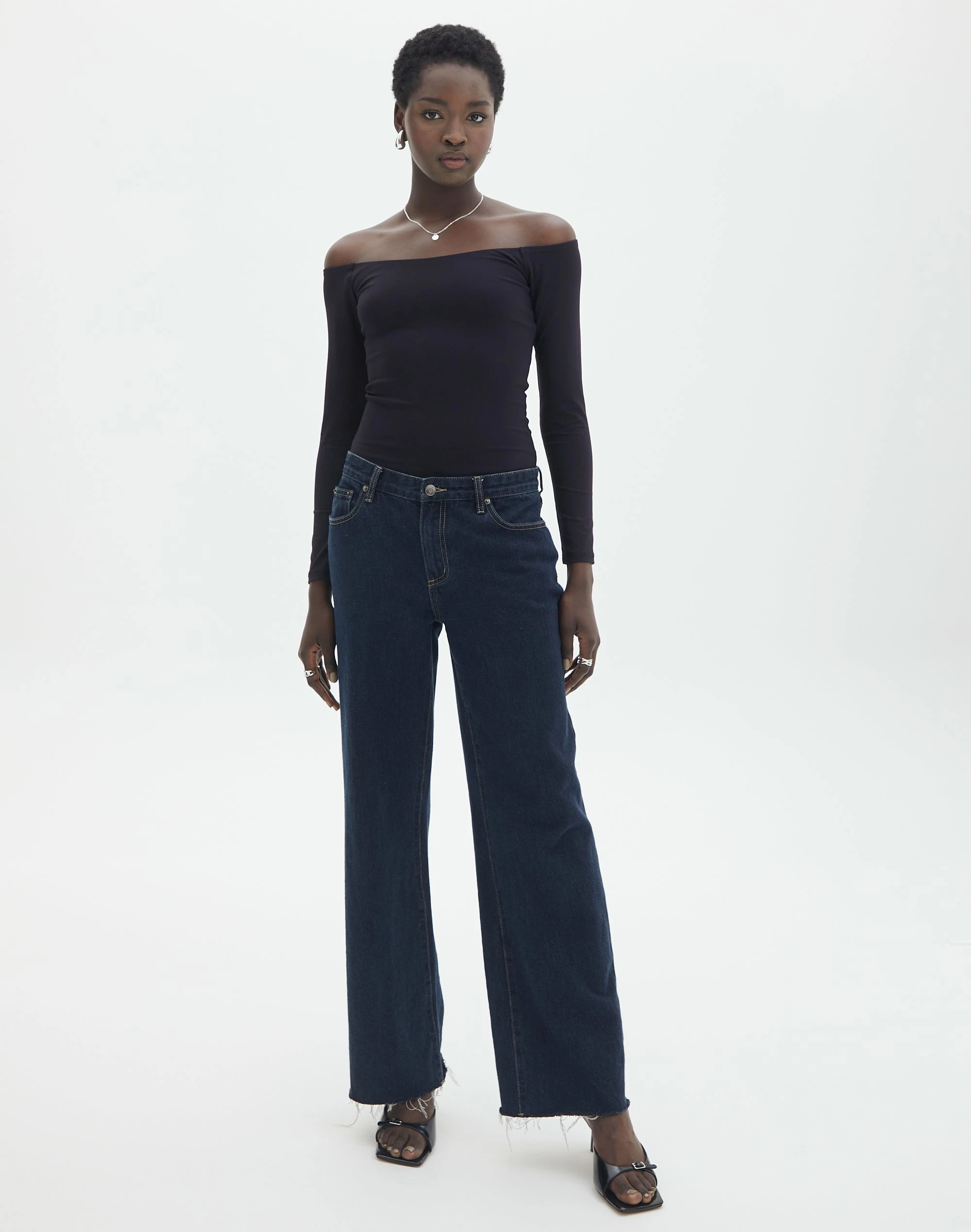 Supersoft Off The Shoulder Longsleeve Bodysuit 4 Supersoft Off The Shoulder Longsleeve Bodysuit - Image 2