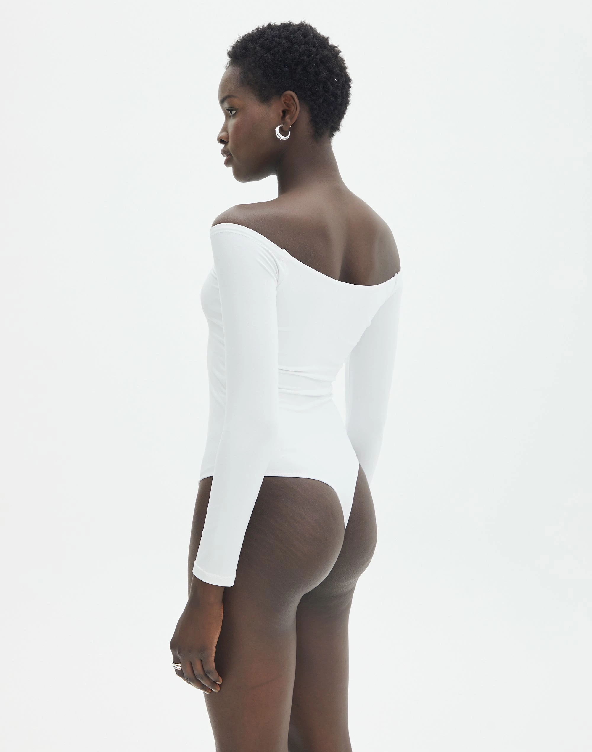 Supersoft Off The Shoulder Longsleeve Bodysuit 12 Supersoft Off The Shoulder Longsleeve Bodysuit - Image 10