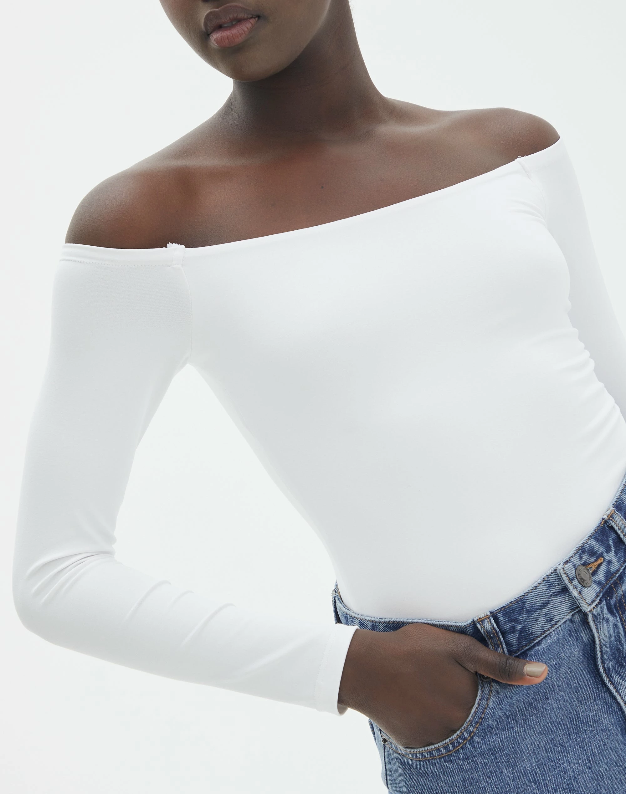 Supersoft Off The Shoulder Longsleeve Bodysuit 13 Supersoft Off The Shoulder Longsleeve Bodysuit - Image 11
