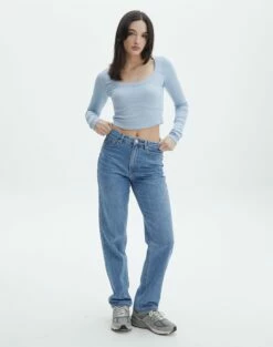 Cotton Scoop Neck Long Sleeve Top 40 Cotton Scoop Neck Long Sleeve Top -Glassons Store p wylie wide rib scoop icecap full tl53892prib