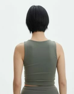 Supersoft High Neck Crop Tank -Glassons Store penelope super soft tank cypress back tv106845pch