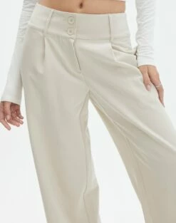 Double Button Tailored Pant -Glassons Store penny button suit pant what the shell imageback pw91835pln