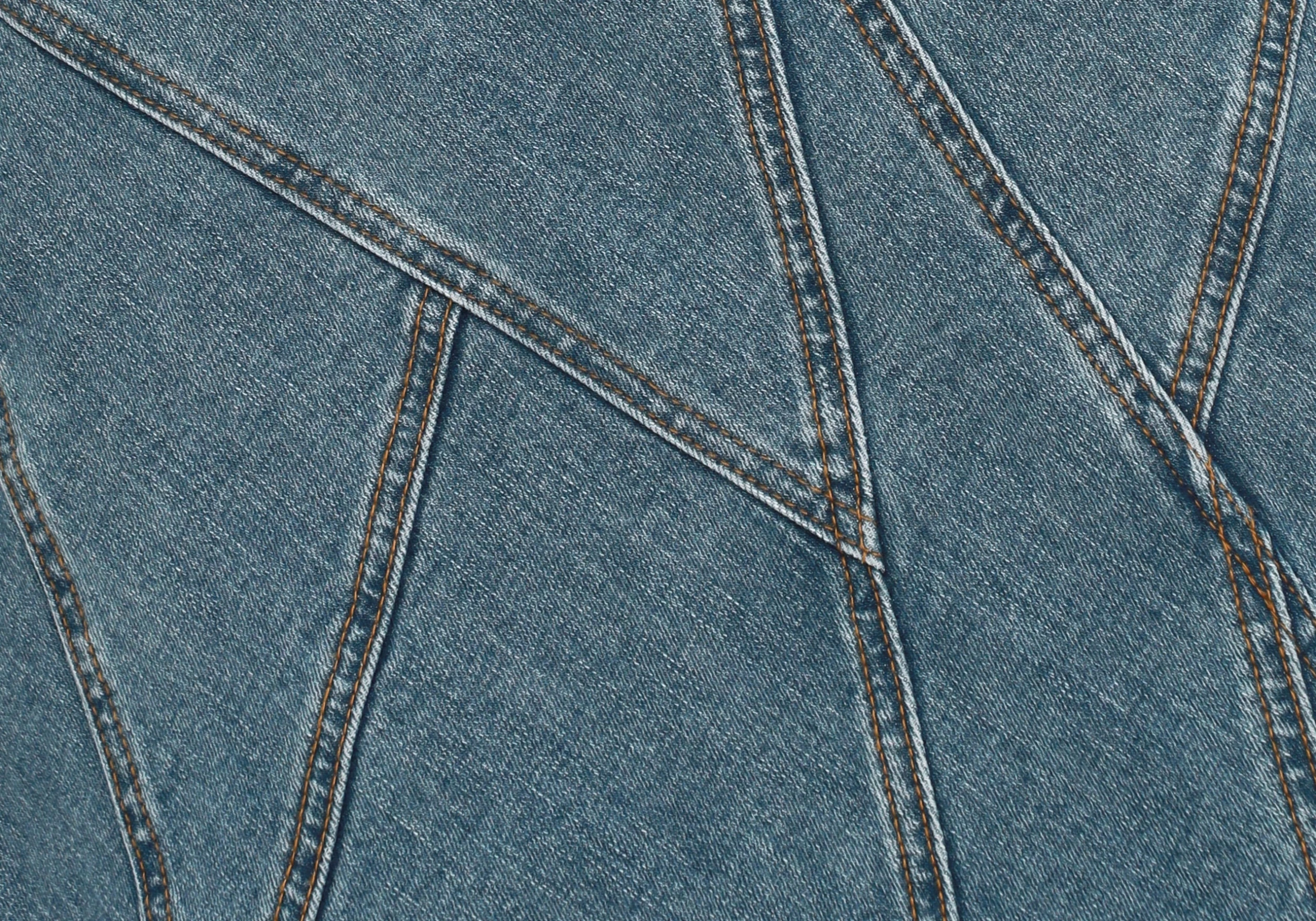 Panelled Denim Maxi Skirt 7 Panelled Denim Maxi Skirt - Image 5