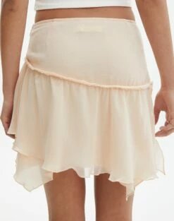 Ruffle Mini Skirt -Glassons Store r cleo chiffon mini skirt peach sorbet back ss123493rchi