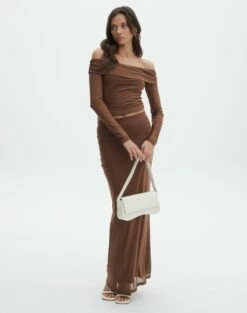 Belted High Waist Pleated Mini Skirt -Glassons Store r co drey maxi skirt deep umber front sl52001rmes 1