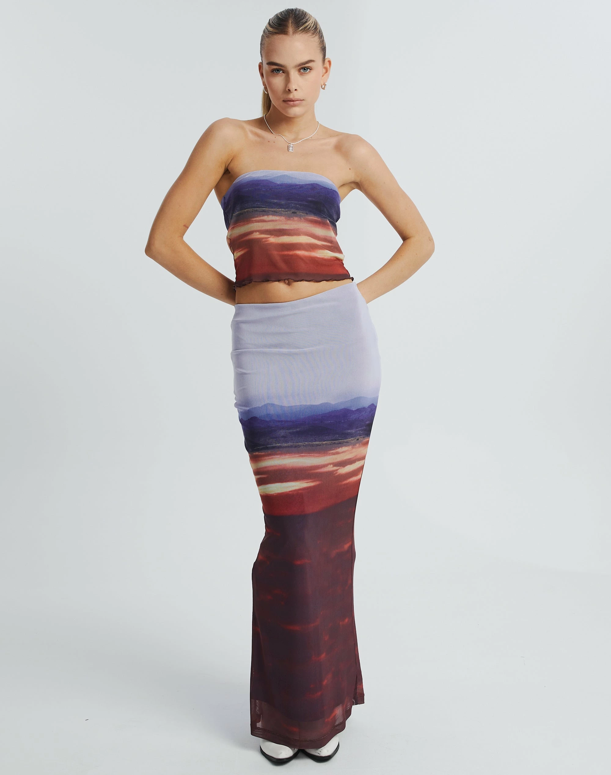 Print Maxi Slip Skirt 20 Print Maxi Slip Skirt - Image 18