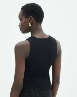 Rib Knit Tank 24 Rib Knit Tank -Glassons Store r guy cropped knit black back kv55139rrib