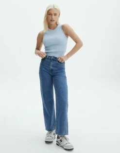 Rib Knit Tank 39 Rib Knit Tank -Glassons Store r guy cropped knit blue melody full kv55139rrib