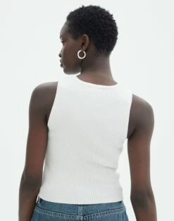 Rib Knit Tank 29 Rib Knit Tank -Glassons Store r guy cropped knit white back kv55139rrib