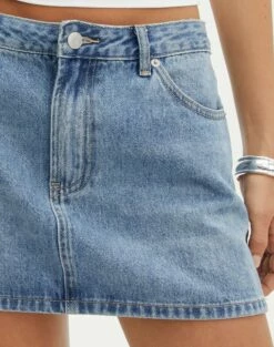 Low Rise Denim Mini Skirt 31 Low Rise Denim Mini Skirt -Glassons Store r leni low rise hemmed mini skirt riley vintage wash imageback ss55069rden
