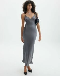 Luxe Lounge Modal Backless Long Sleeve Maxi Dress -Glassons Store r levi lace dress keep your coal front dl118358rsat