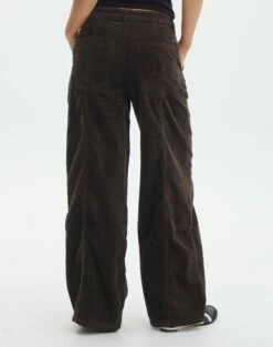 Mid Rise Pintuck Cord Pant -Glassons Store r miranda cord hot cocoa back pw91822rcor