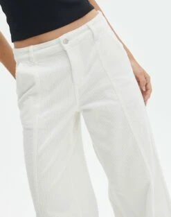 Mid Rise Pintuck Cord Pant -Glassons Store r miranda cord milk imageback pw91822rcor