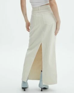 High Rise Denim Maxi Skirt 24 High Rise Denim Maxi Skirt -Glassons Store r missy denim hemmed maxi skirt flour power back sl80031rctn