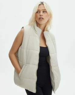 Longline Puffer Vest