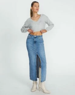 Washed Faux Leather Oversized Moto Jacket -Glassons Store r roah denim maxi skirt riley vintage wash front sl118486rdnm 3