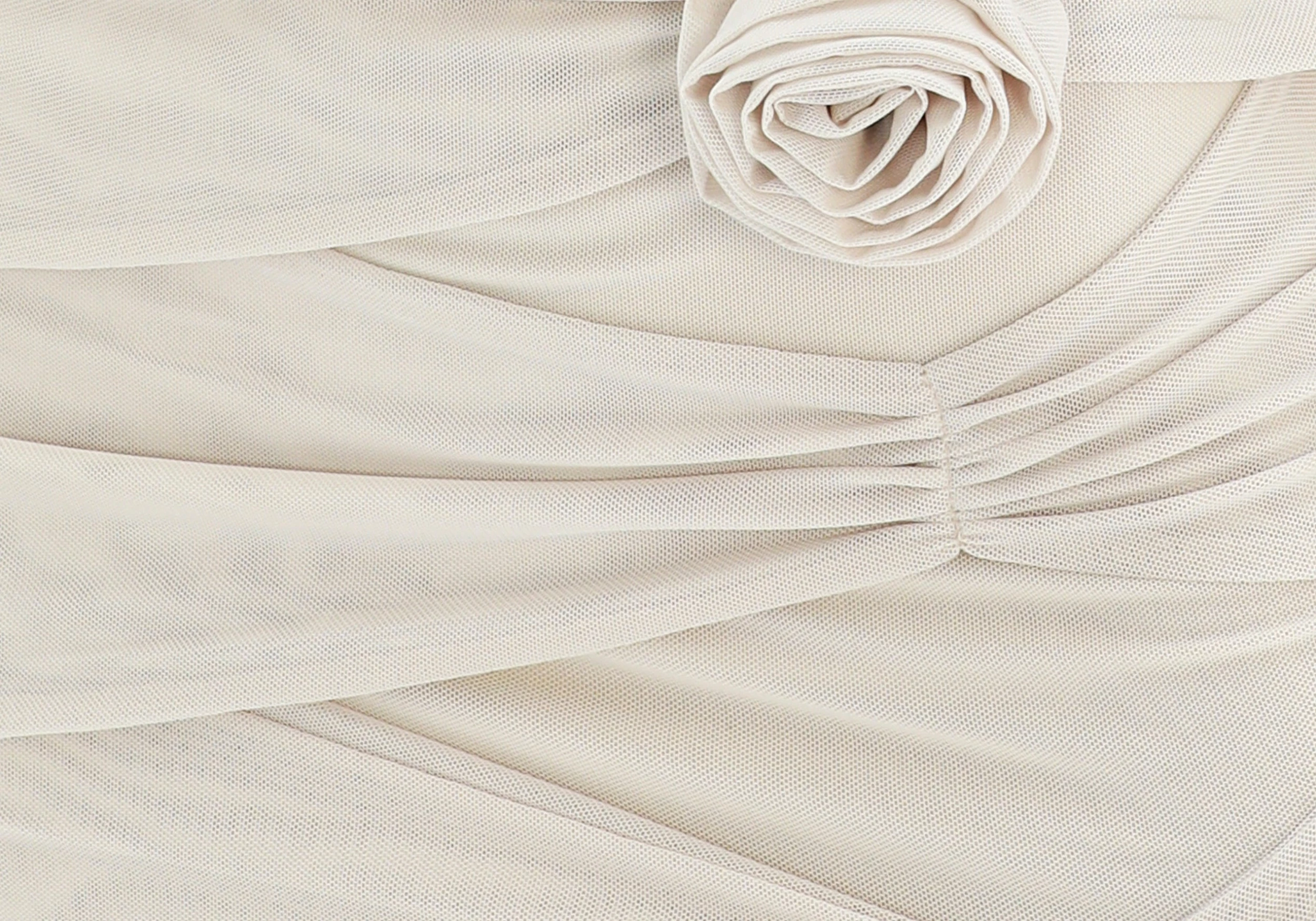 Strapless Rosette Cut Out Mini Dress 8 Strapless Rosette Cut Out Mini Dress - Image 6