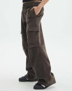 Mid Rise Cord Cargo Pant 41 Mid Rise Cord Cargo Pant -Glassons Store r saffie mid rise cargo pant irish coffee detail pw78180rcor