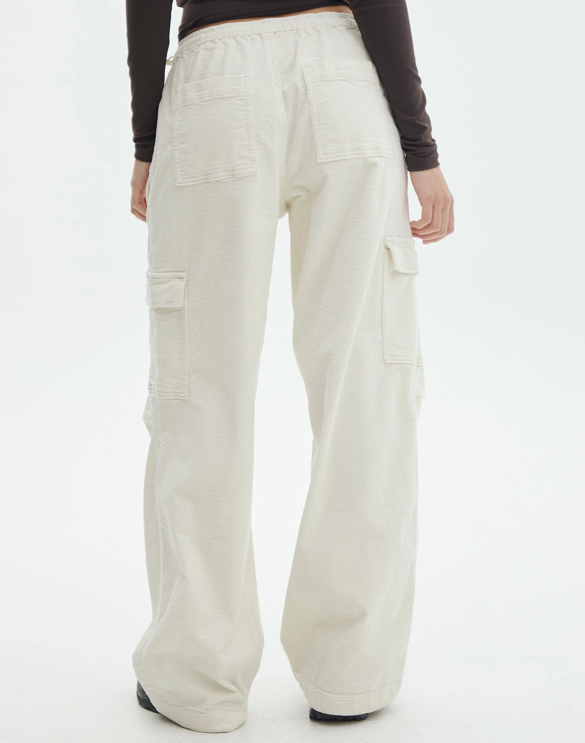 Mid Rise Cord Cargo Pant 5 Mid Rise Cord Cargo Pant - Image 3