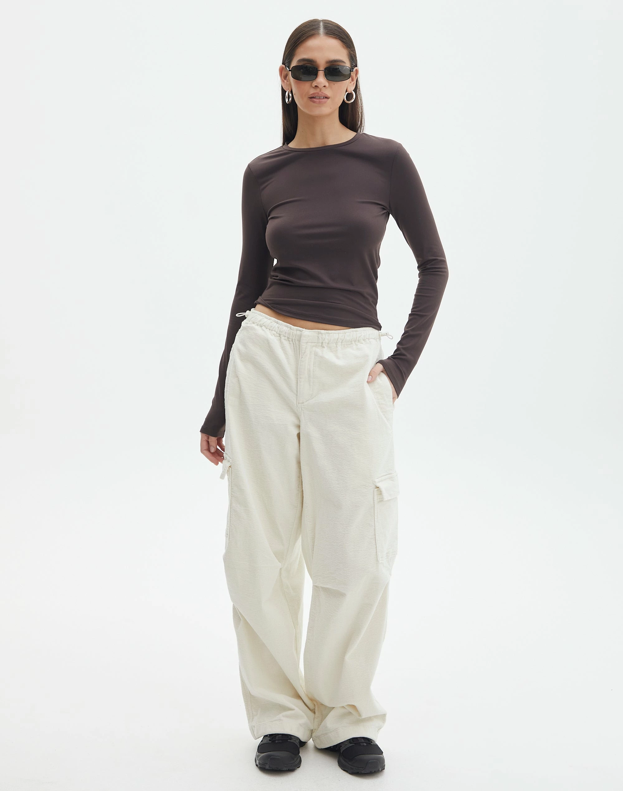 Mid Rise Cord Cargo Pant 3 Mid Rise Cord Cargo Pant