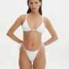 Side Tie Thong Bikini Bottom -Glassons Store r tamsin thin tie side thong bikini brief white front ga71259rpln 3